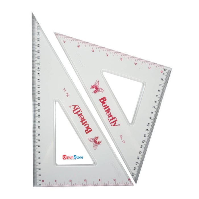 

Produk Unggulan Butterfly Penggaris Segitiga No.10 Gilaa!!!