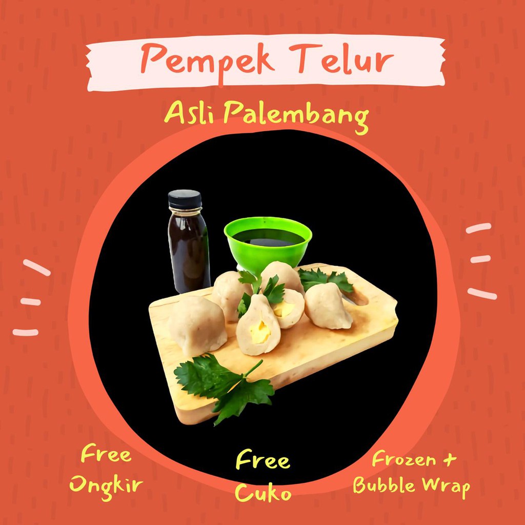 Pempek Palembang Paket Telur Empek Empek MPEKMPEK Mpek2 FROZEN ASLI Palembang TERENAK