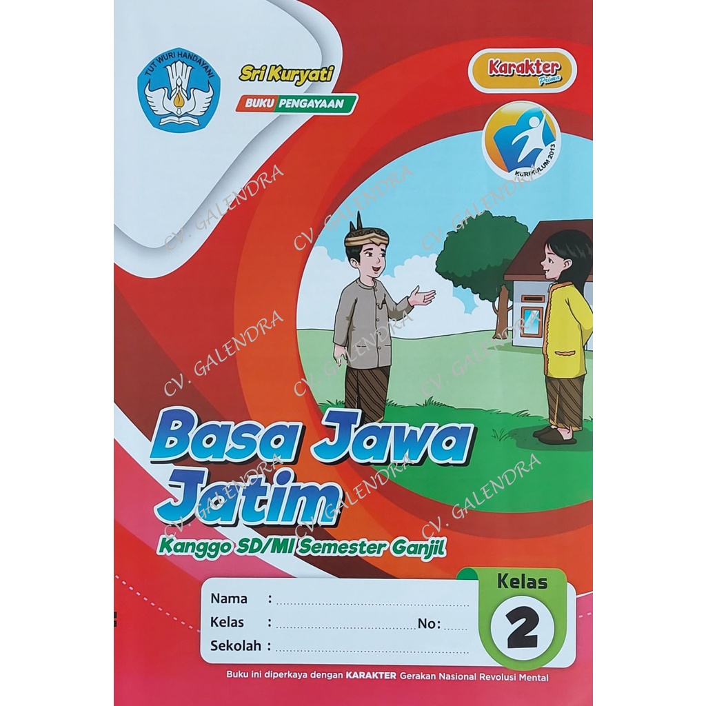 LKS Basa Jawa Jatim  – Karakter Prima SD/MI Kls 2 Semester 1