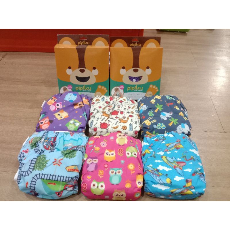 PIPIKU CLOTH DIAPER 3-12KG FREE INSERTS