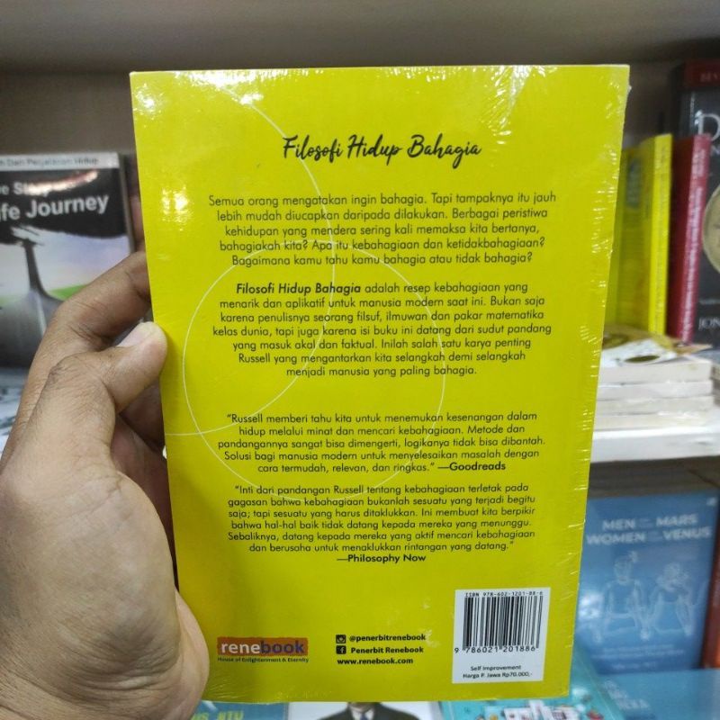 FILOSOFI HIDUP BAHAGIA KERTAS BOOKPAPERPenulis : Bertrand Russell-1
