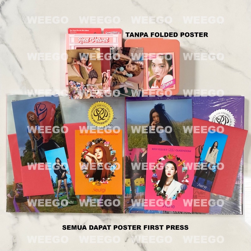 [READY] SUMMER MAGIC LIMITED SEULGI, KIHNO DAY 1 Joy, ROOKIE, QUEENDOM IRENE