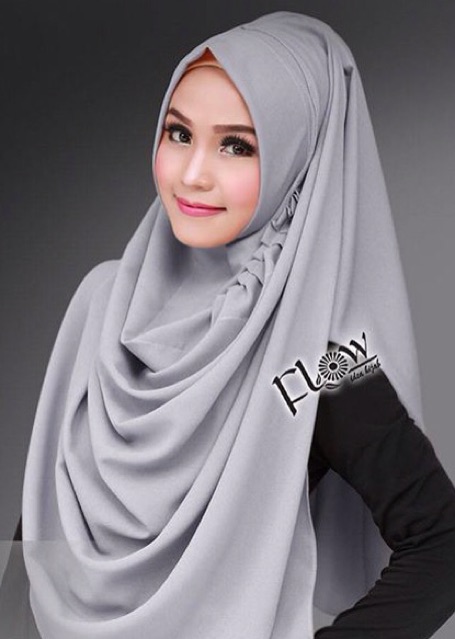 PASMINA INSTAN KERUT LCB DIAMOND CREPE