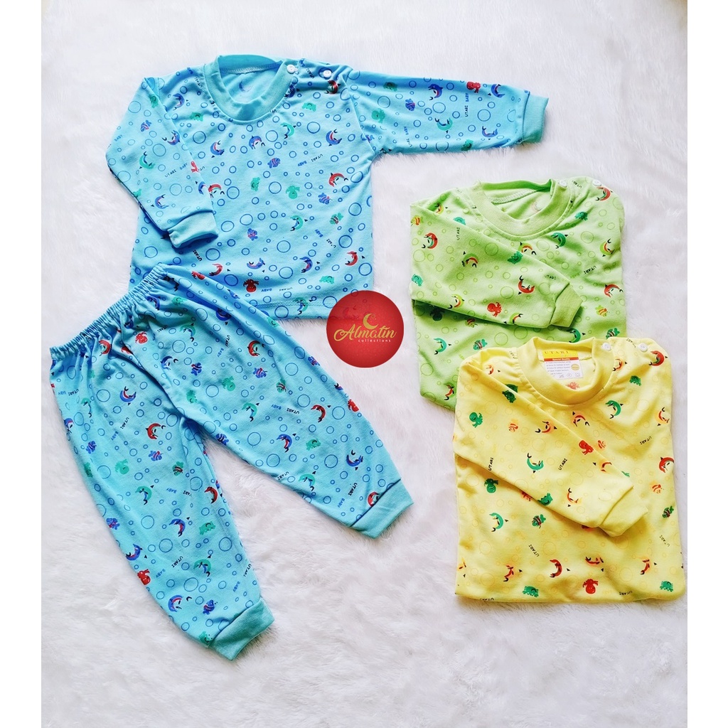 Setelan Baju Bayi 3-18 Bulan,Baju Bayi Motif Animal , Kaos Panjang Anak Lucu