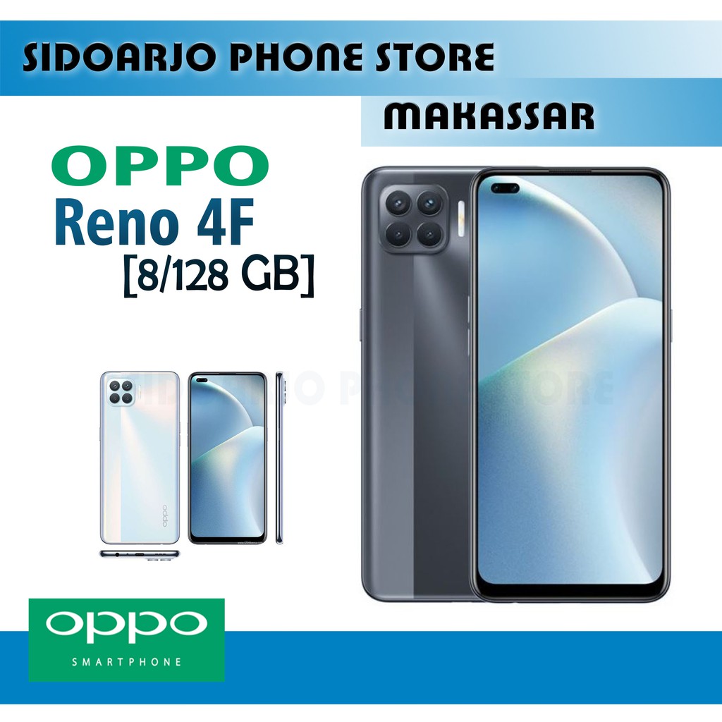 OPPO Reno 4F [8/128 GB] Garansi Resmi - Store Makassar | Shopee Indonesia