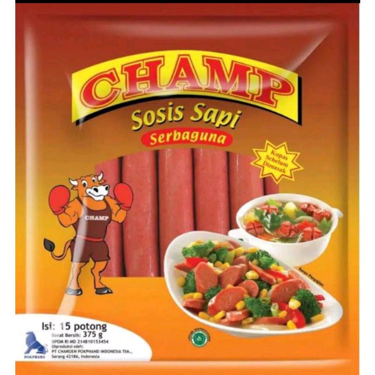 

sosis sapi champ 375gr