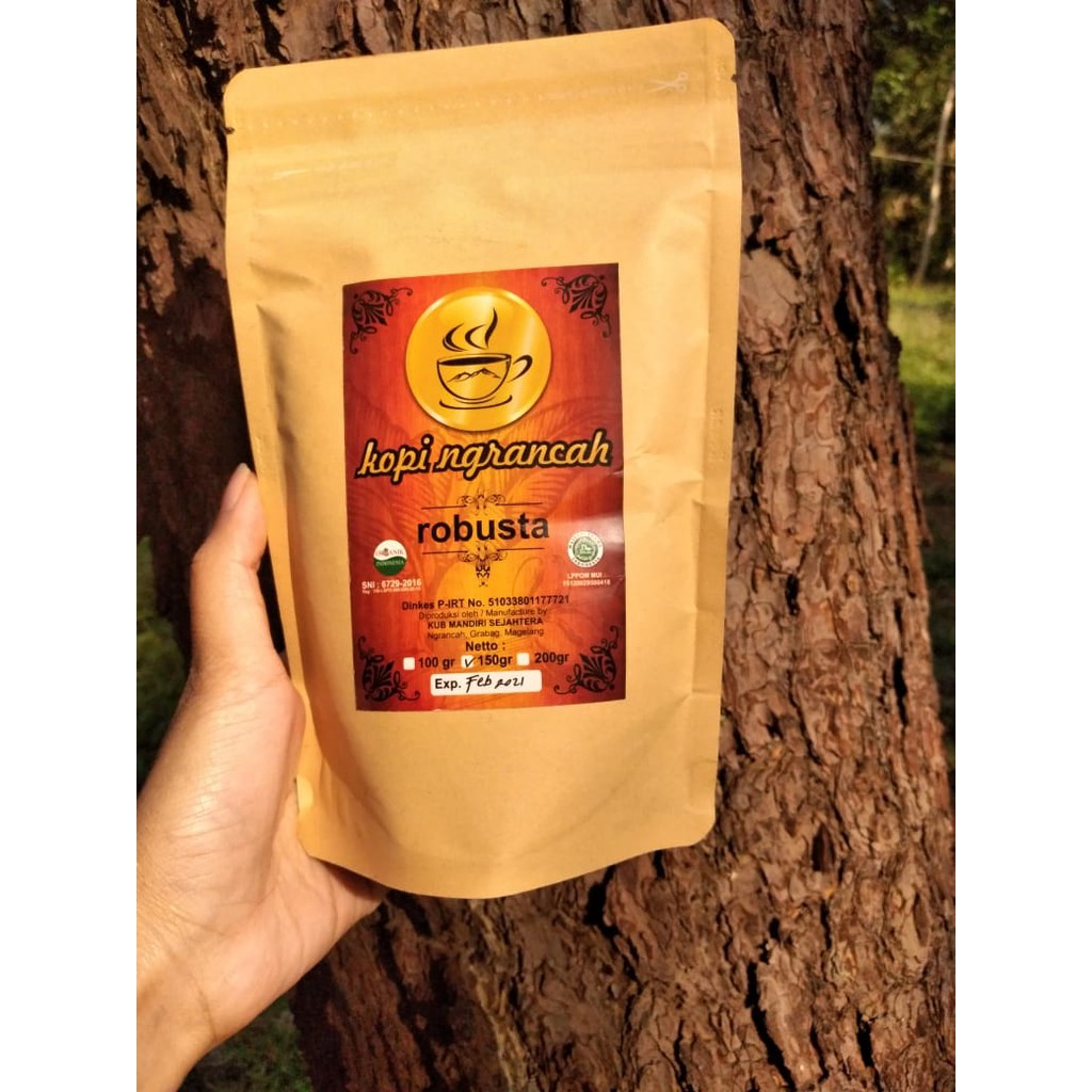 

kopi BUBUK ROBUSTA petani Magelang 500gram