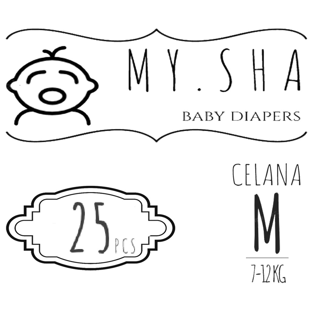 Popok M Celana / PANTS curah Mamamia / Yoa / fluffy pampers diapers Murah