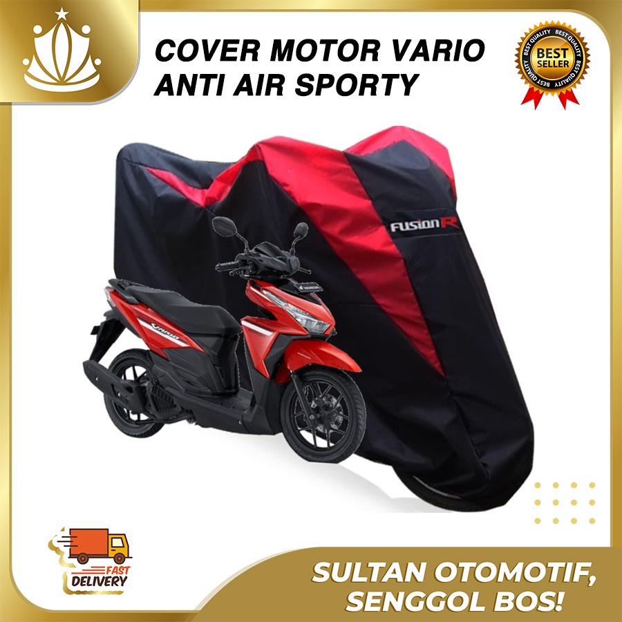 Cover Motor Vario / Sarung Motor Vario / Cover Motor Warna Vario merk Fusion R Waterproof anti air