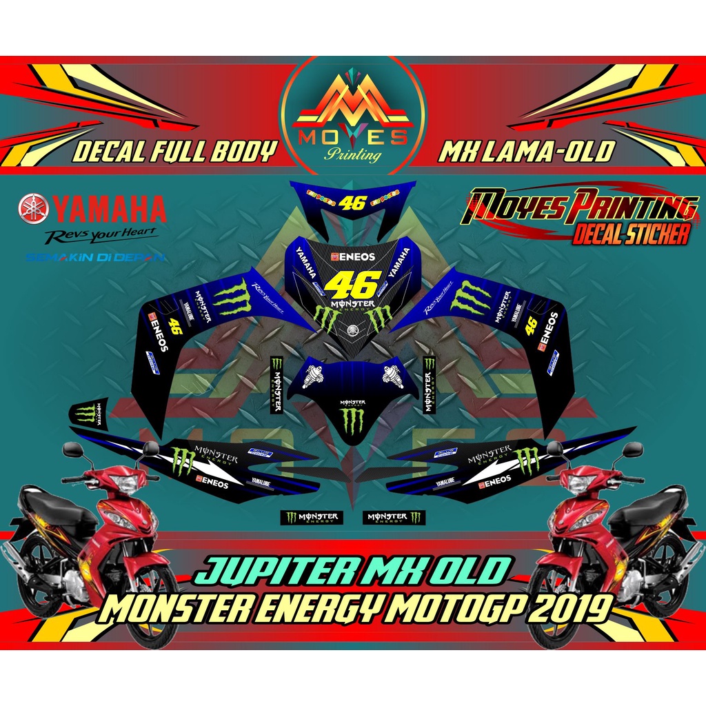 TERBARU Decal Mx Old full body - stiker full body jupiter mx old lama 135 Terlaris Keren