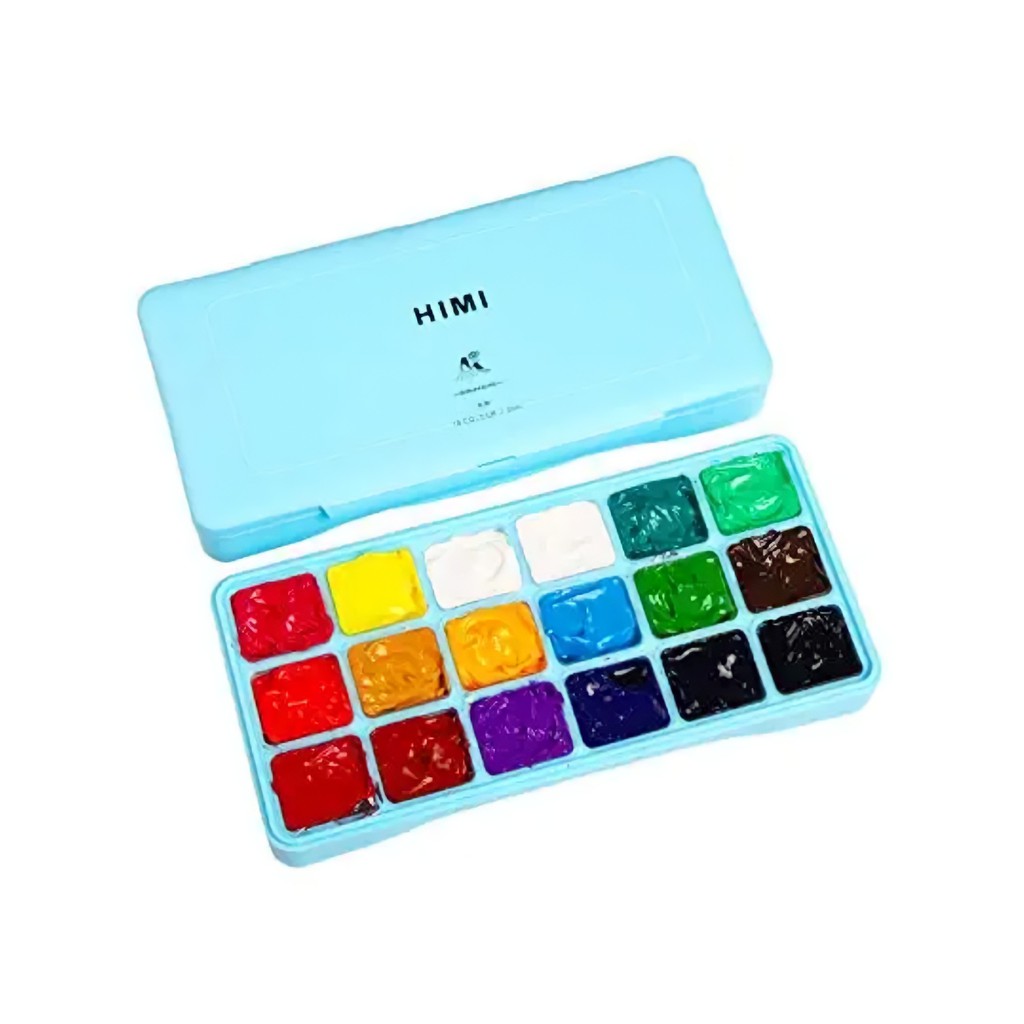 HIMI Gouache Paints Set 18/24 Colors гуашь 과슈물감 30ml Non-Toxic