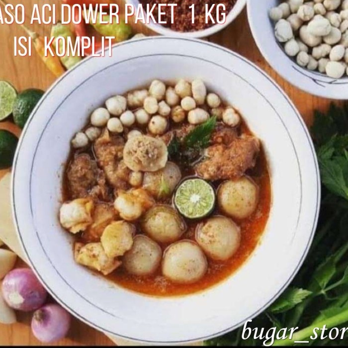 

- BARU baso aci boci dower paket 1 kg isi 8 bungkus