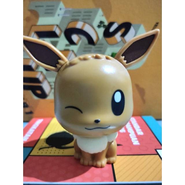 [ORIGINAL NEW] FIGURE POKEMON ORIGINAL EVE PIKACHU EEVEE EVEE FIGUR LUCU KAWAI KAWAII PREMIUM ORI