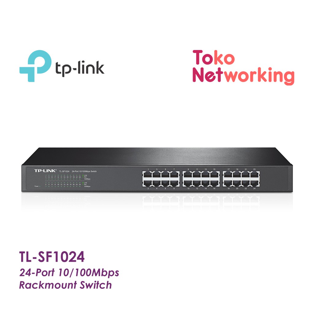 TP-LINK TL-SF1024: 24-Port 10/100Mbps Rackmount Switch