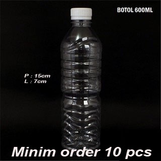 BOTOL PLASTIK 600 ML MURAH / BOTOL PLASTIK KLASIK 600 ML