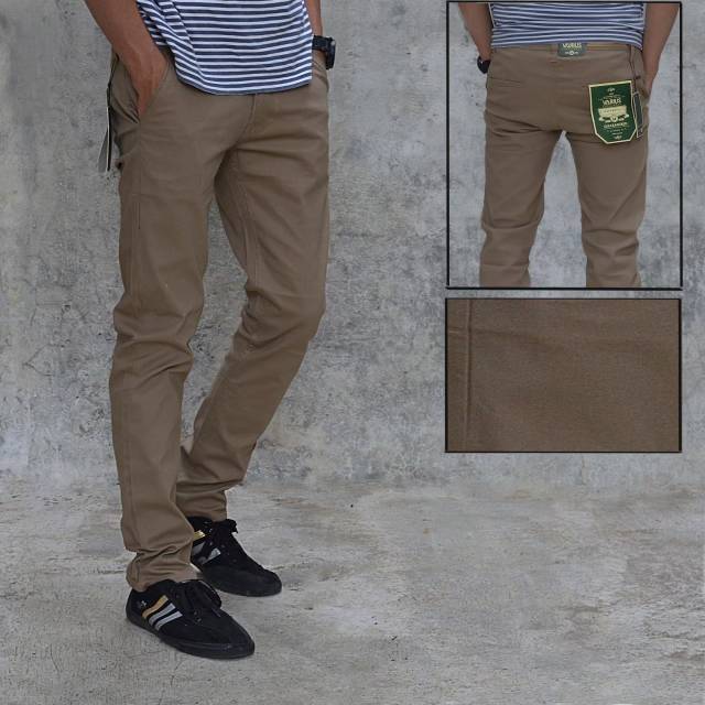 ORIGINAL  Celana  Chino  pria  premium Shopee Indonesia