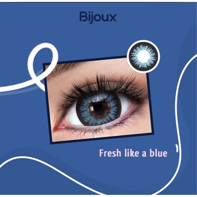 Softlens Bijoux Puff Big Eye Series free lencase Bursasoftlens