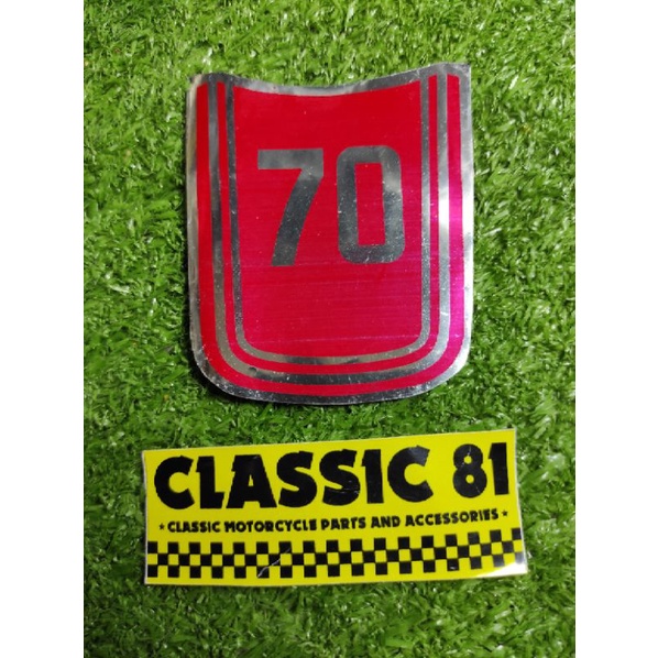 STIKER DASI HONDA C70 PISPOT