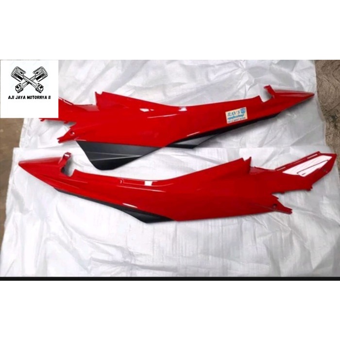 cover body satria fu facelift merah