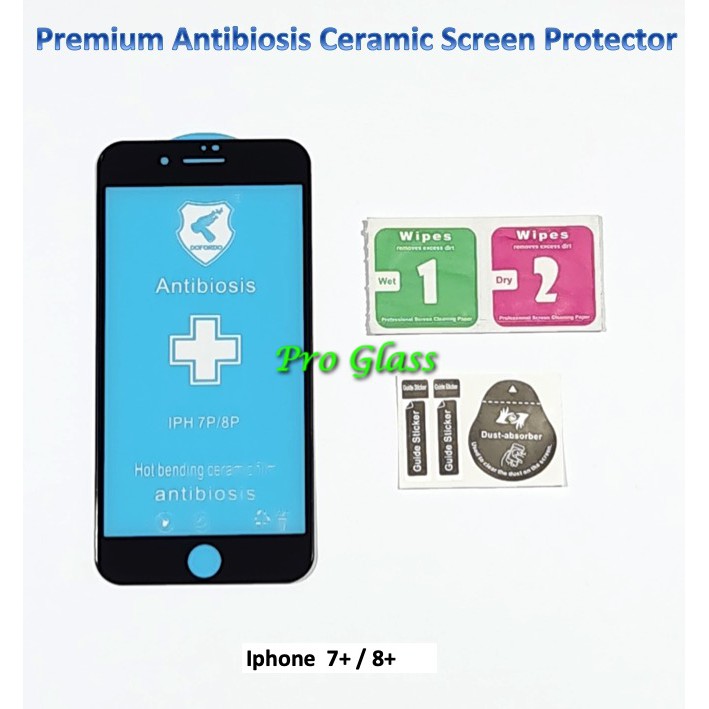 Iphone 7 / 8 / SE 2020 / 7 PLUS / 8 PLUS  Antibiosis Ceramic AntiShock Screen Protector