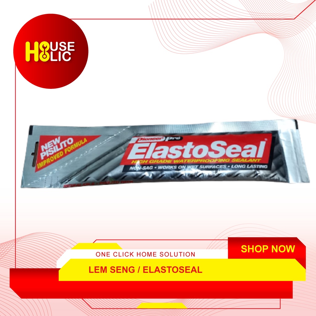 Lem Seng Atap Sealent / Lem Anti Bocor Elastoseal Waterproof