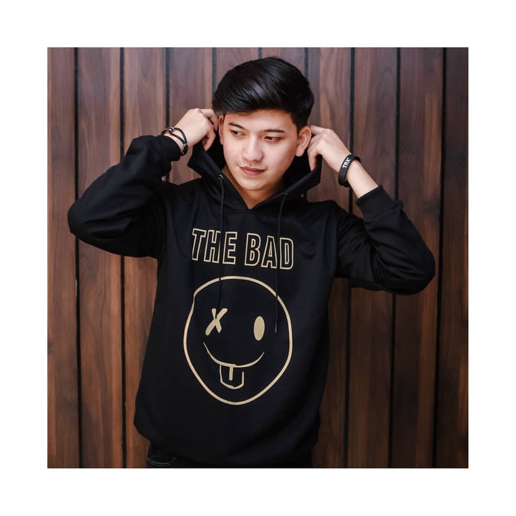 Hoodie Sweater THE BAD bisa couple jaket pria wanita