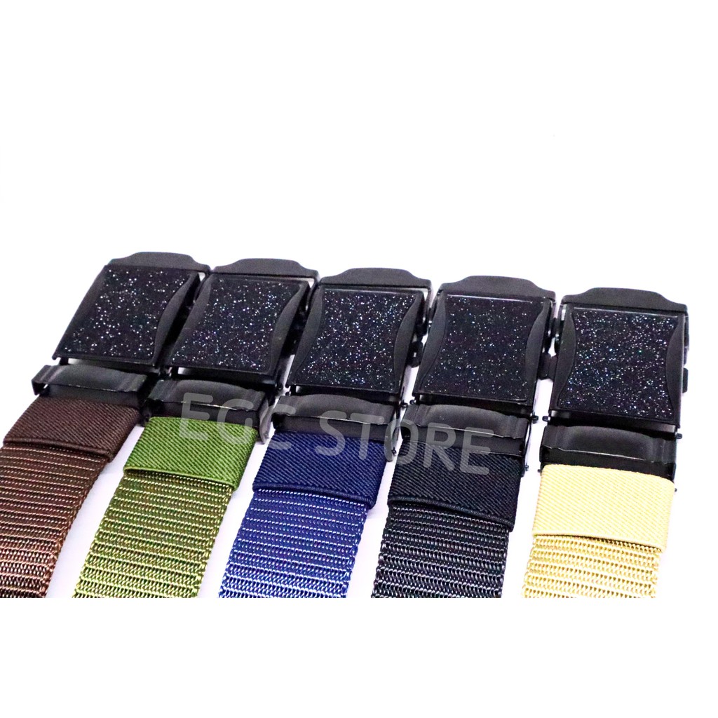 IKAT PINGGANG PRIA TACTICAL NYLON CANVAS METAL BUCKLE / SABUK PRIA KANVAS NILON - MC-NLN-1