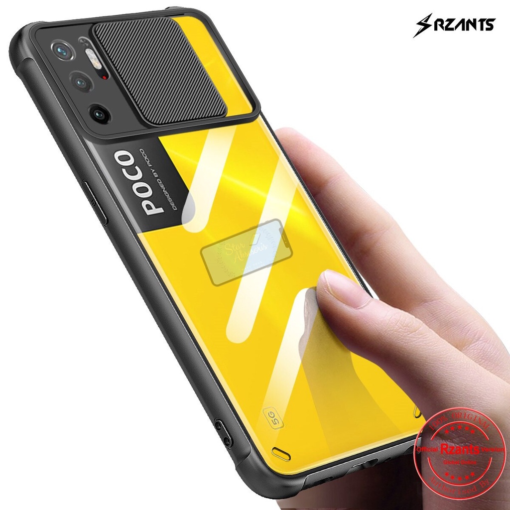 Xiaomi Poco M3 Pro 5G Rzants Camshield Original Hard Soft Bumper Case Redmi Note 10 5G
