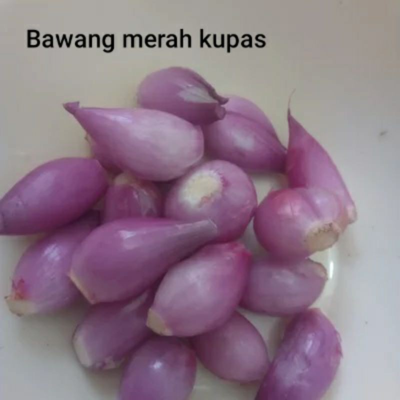 

Bawang merah kupas