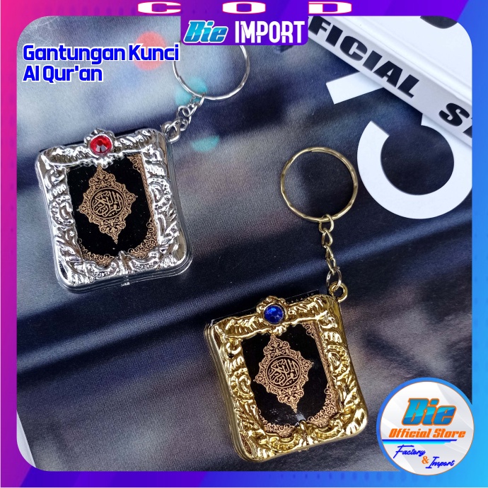 Gantungan Kunci Al Qur'an Mini Import Best Seller