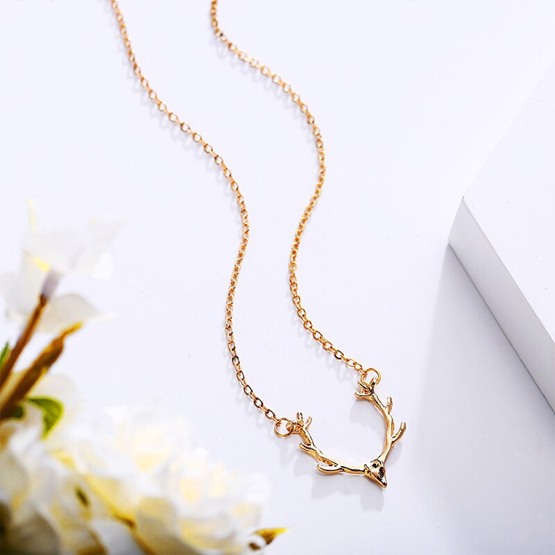 Kalung wanita import korea kalung wanita liontin rusa aksesoris fashion KOREA