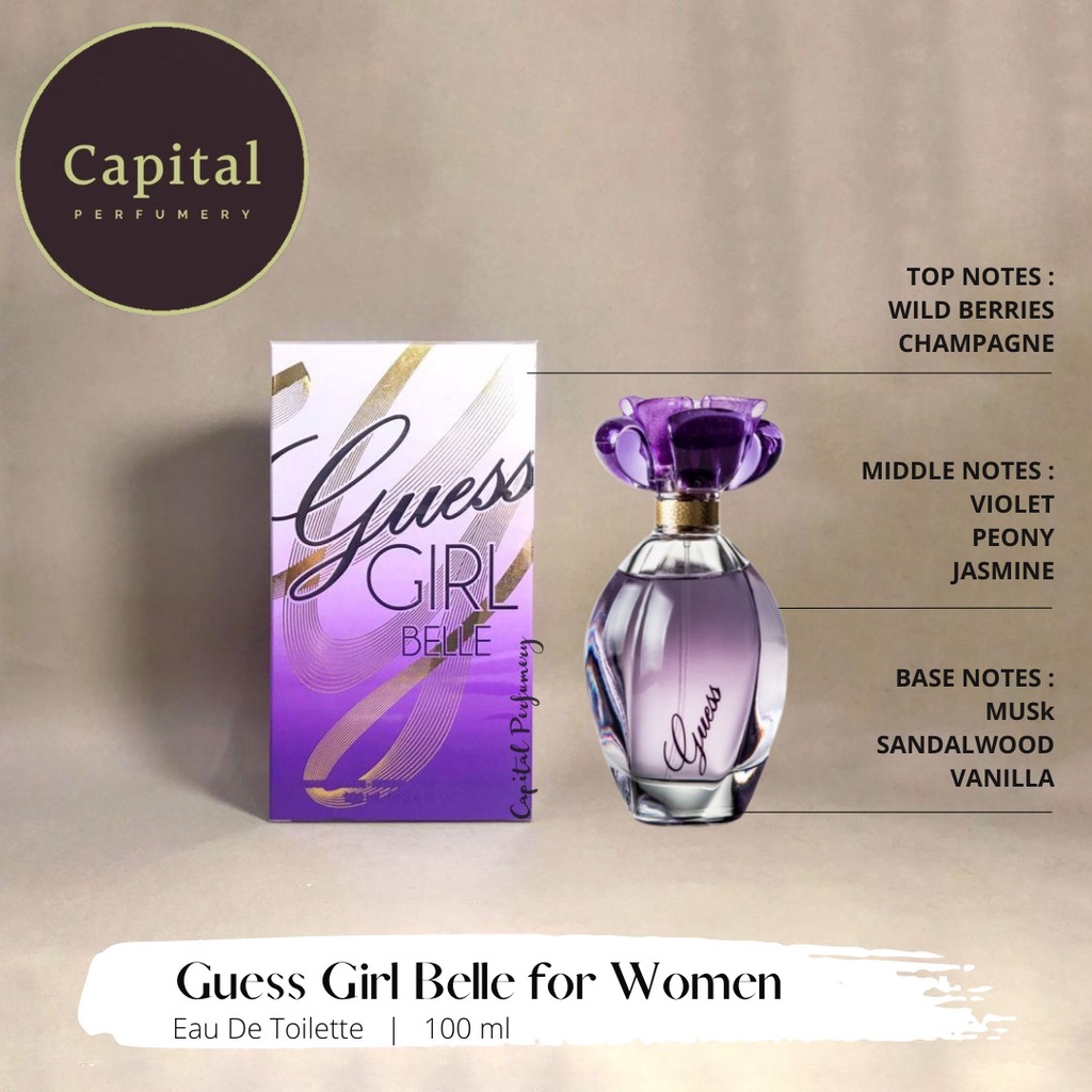 parfum original Guess Girl BELLE For Women EDT 100ml