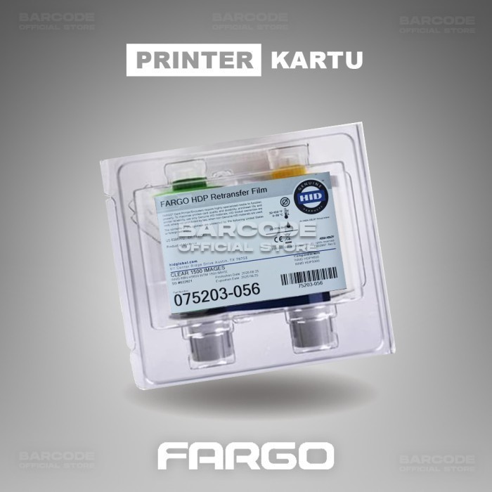 FARGO INNID HDP5600 E-KTP HDP5000 EKTP Film PN : 75203 ( 075203-056 )