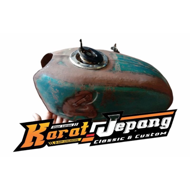 Tangki cb glatik tutup ninja bulat