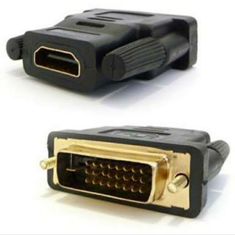 konektor converter HDMI female to DVI 24+1 male good quality