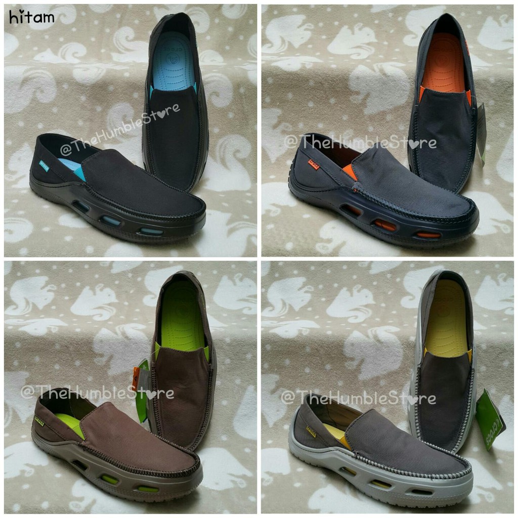 PROMO Sepatu Crocs Men Tideline Sport Canvas LIMITED
