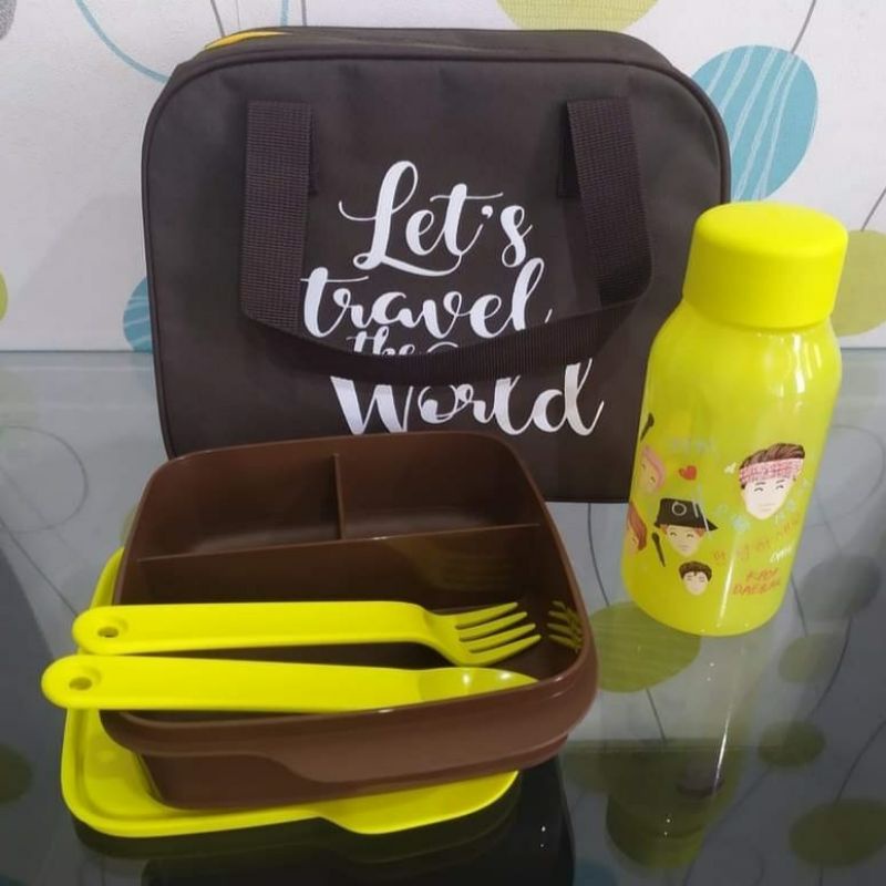 promo set lunch box tupperware murah tepak makan tempat makan anak sekolah original tupperware