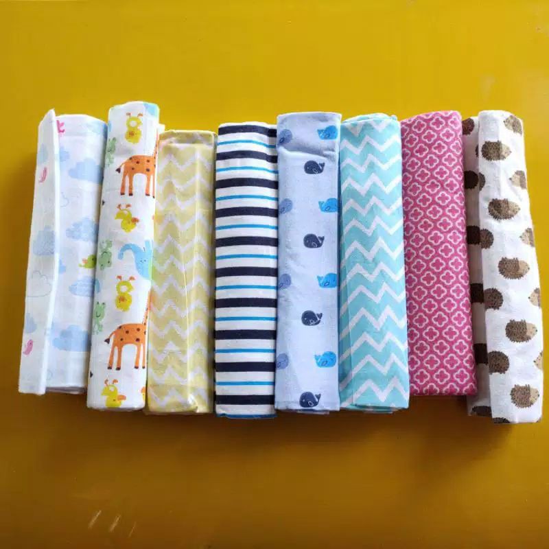 4PCS Kain Bedong Bayi Flanel Jumbo Carters isi 4 PCS / Just To You / Kolaco/ Carterlove