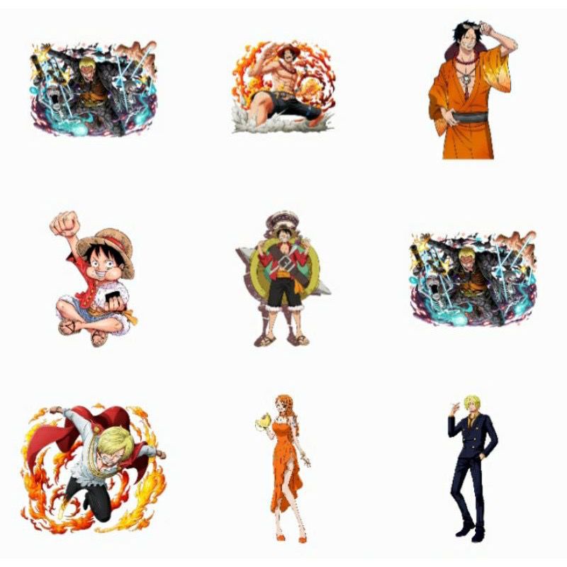 

STIKER ONE PIECE 35 PCS