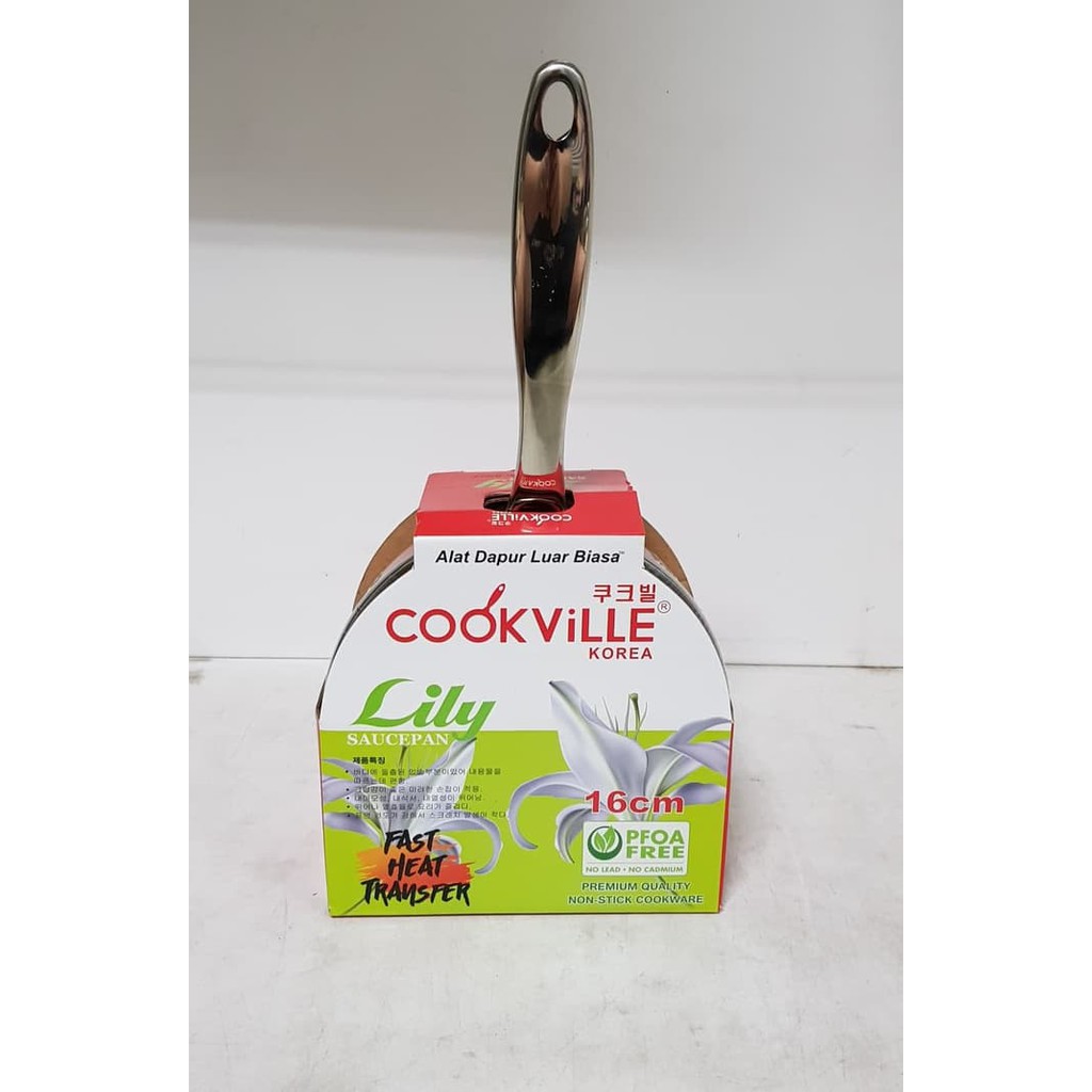 Panci Sauce Pan Cookville Lily 16 Cm