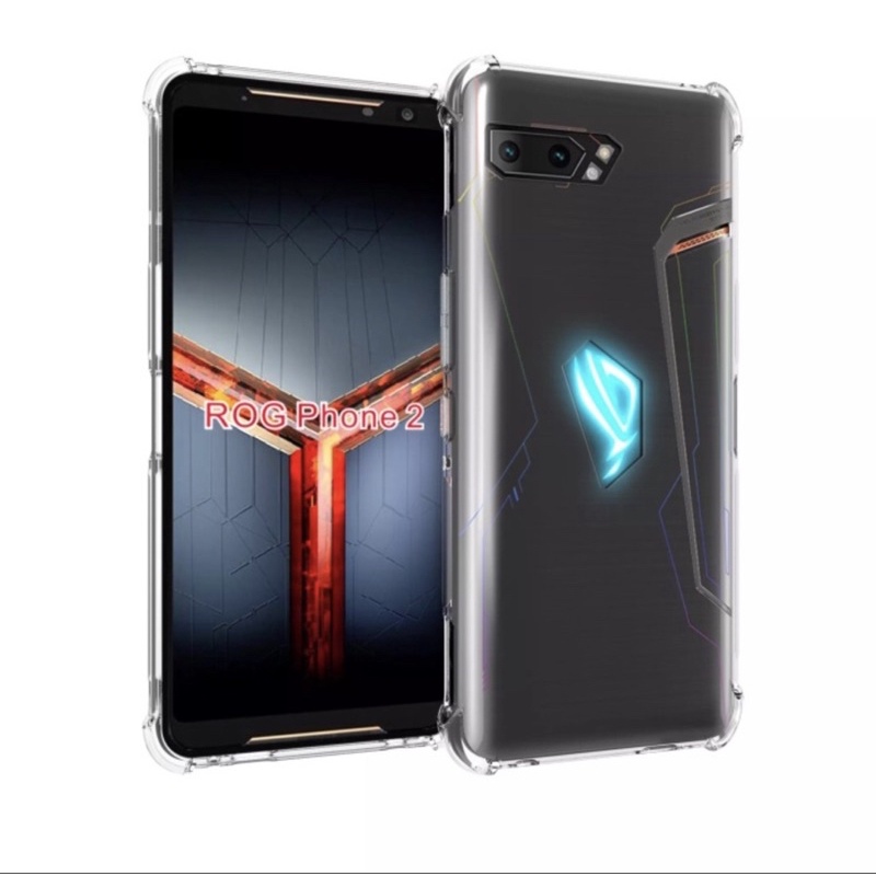 Softcase Asus Rog Phone 2 Transparant Anti Crack Asus ROG Phone 2 Airbag Crystal Clear Case
