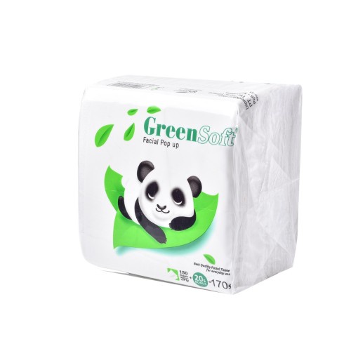 Tissue Tisu GREEN SOFT Pop Up 150s