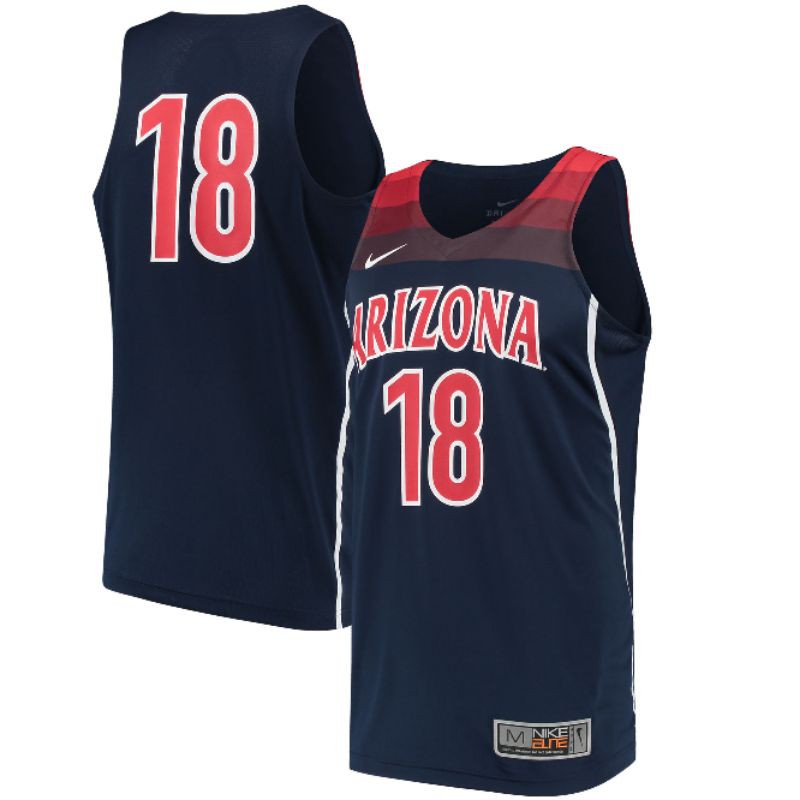 jersey basket ncaa arizona navy bigsize