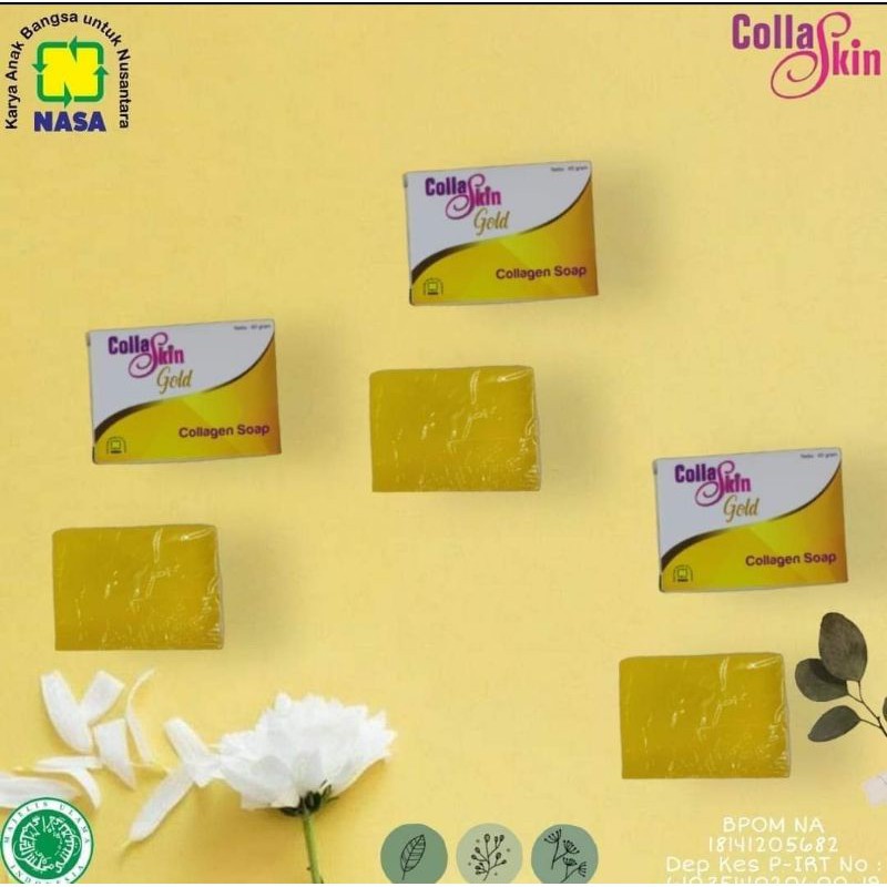 CollaSkin Gold NASA 65 gr - CSOAP (Sabun Batang)