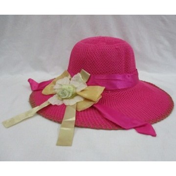 Topi Pantai Anyam Renda Anak Remaja Dewasa Motif/Topi Dewasa Import***TOP