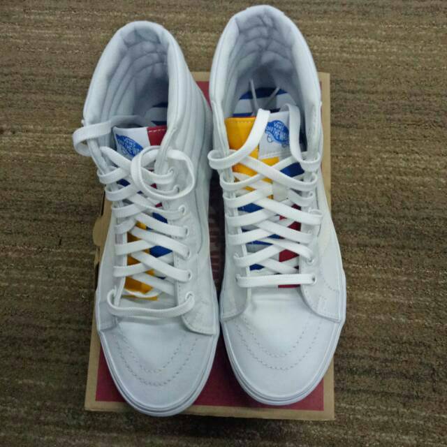 Vans sk8 hi reissue 1966 white