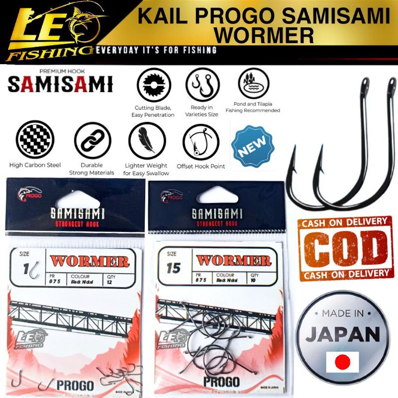 KAIL PANCING PROGO SAMISAMI WORMER TERSEDIA SIZE 1 2 3 4 5 6 7 8 9 10 11 12 13 14 15 JAPAN QUALITY PRODUK