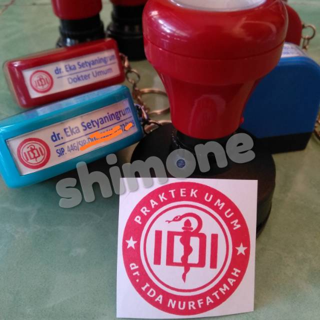 

Stempel Flash Dokter Pakai Logo IDI