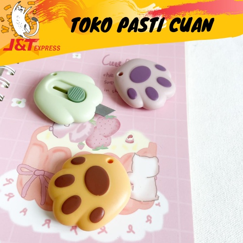

cutter mini dogs paws kaki anjing pisau mini keperluan memotong import lucu elegan unik fancy imut bisa COD termurah