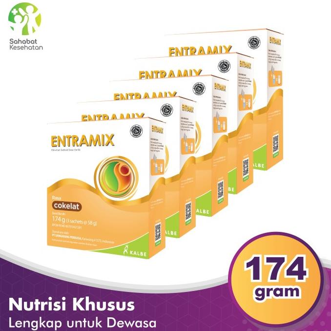 

BAYAR COD Bundle 5 Box Entramix - Nutrisi Lengkap Dewasa - Coklat